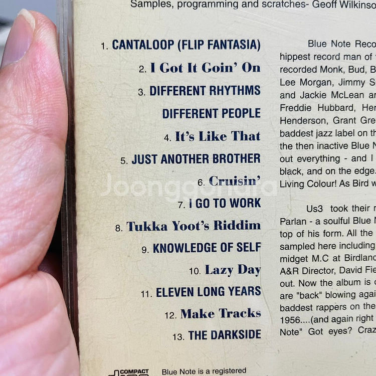 [중고음반/CD] 재즈 힙합 US3 - Hand On--4