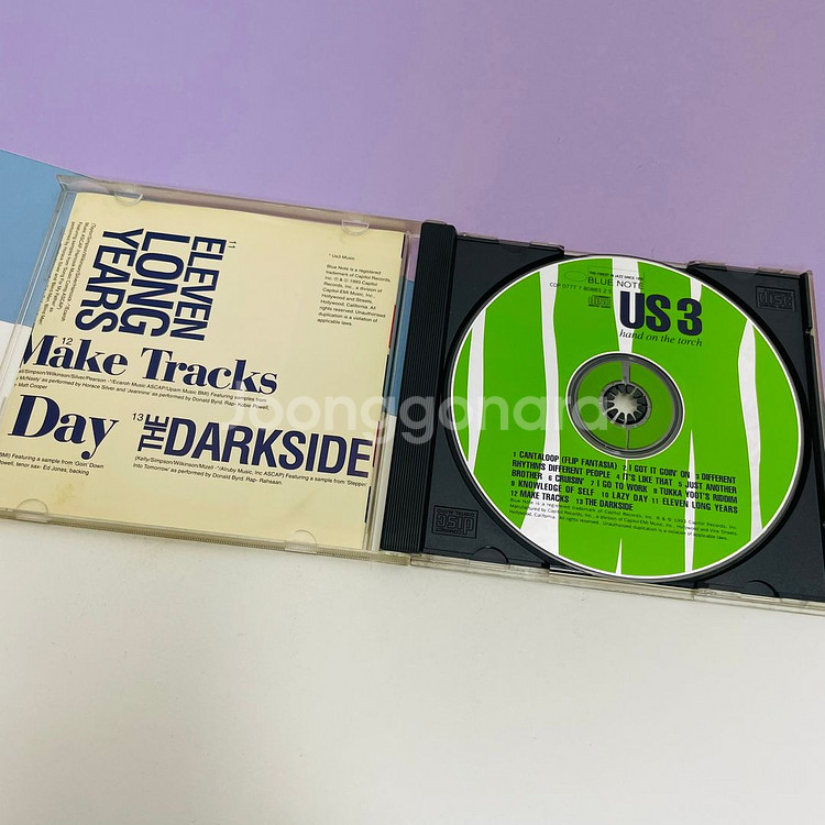 [중고음반/CD] 재즈 힙합 US3 - Hand On--2