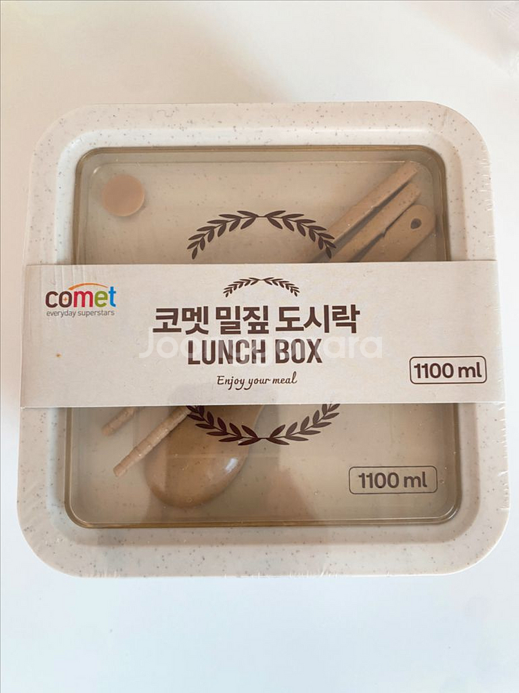 코멧 밀짚 도시락 1100ml--0