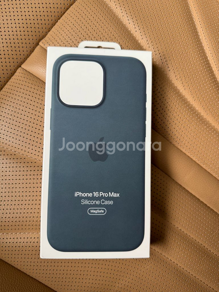 아이폰16프로맥스 정품 실리콘 레이크그린--0