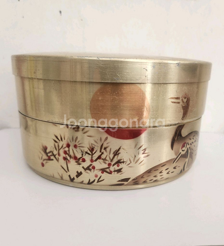 인테리어소품 양은 2단 찬합--0