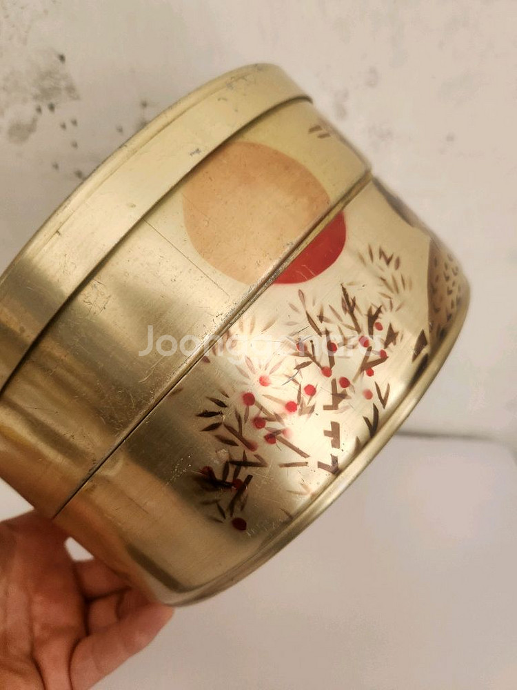 인테리어소품 양은 2단 찬합--3