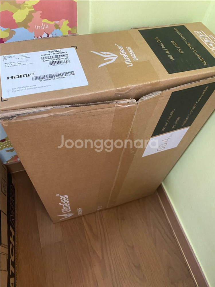 미개봉 lg모니터 울트라기어 24gs60f 팝니다--0