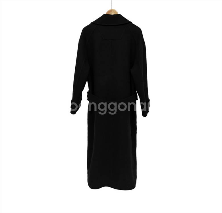 [50] 준지 22fw 핸드메이드 맥시 더블 코트 블랙--1