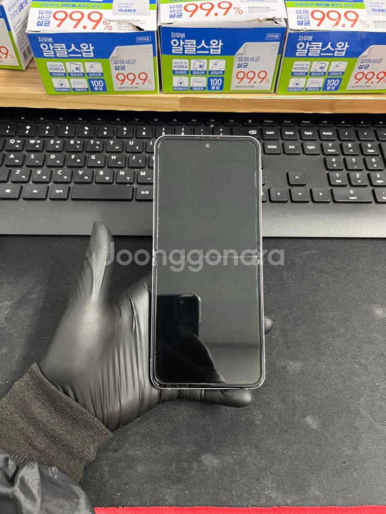 LG 갤럭시Z플립3 256G 퍼플 A급!--0