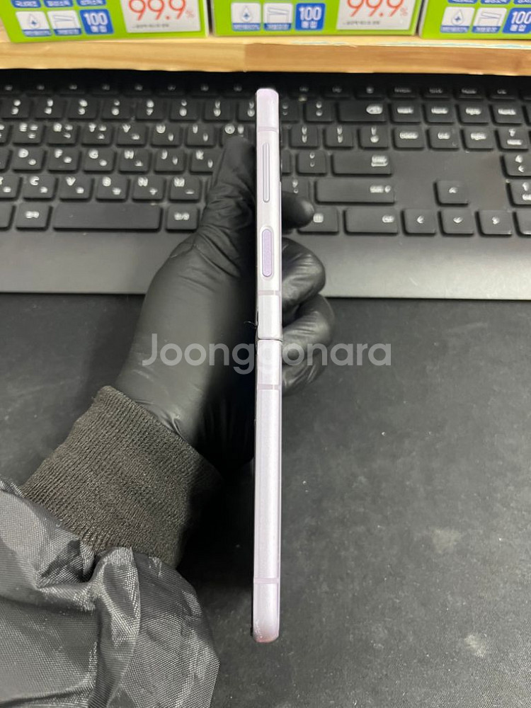 LG 갤럭시Z플립3 256G 퍼플 A급!--4