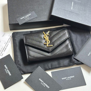 [S+급/정품] 생로랑 YSL 모노그램 카드지갑