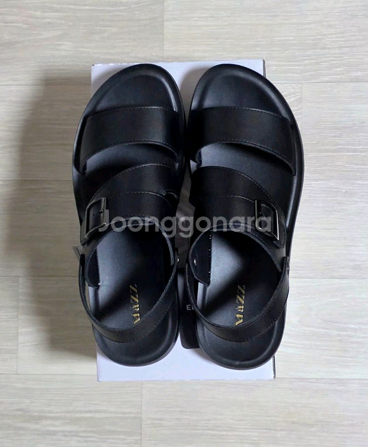 엘칸토 소가죽 남성 샌들 [새상품]--4