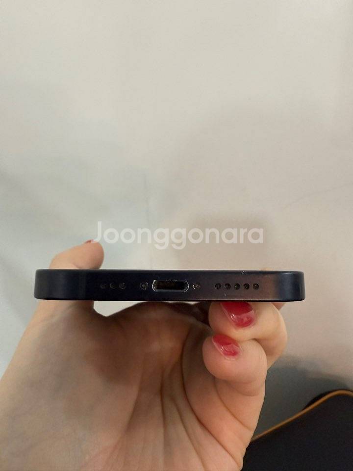 A급외관)아이폰12 블랙 128GB/73% Y779--0