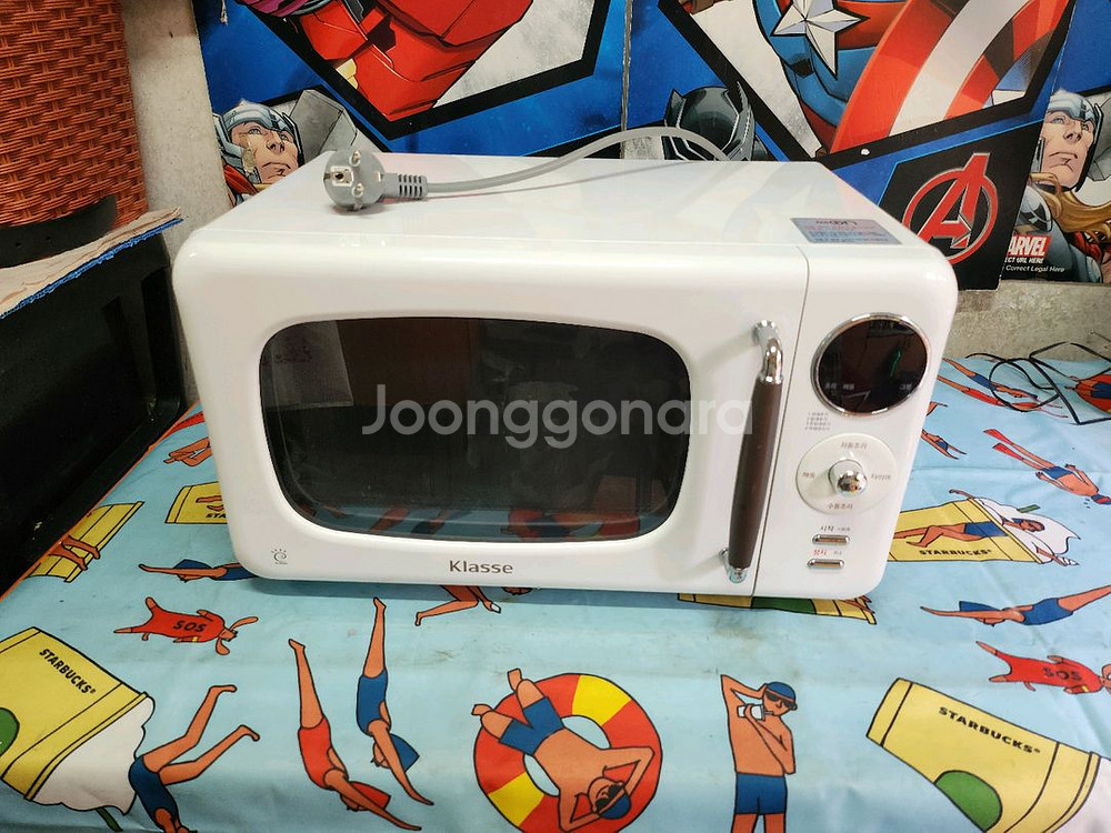 대우 레트로 전자레인지--1