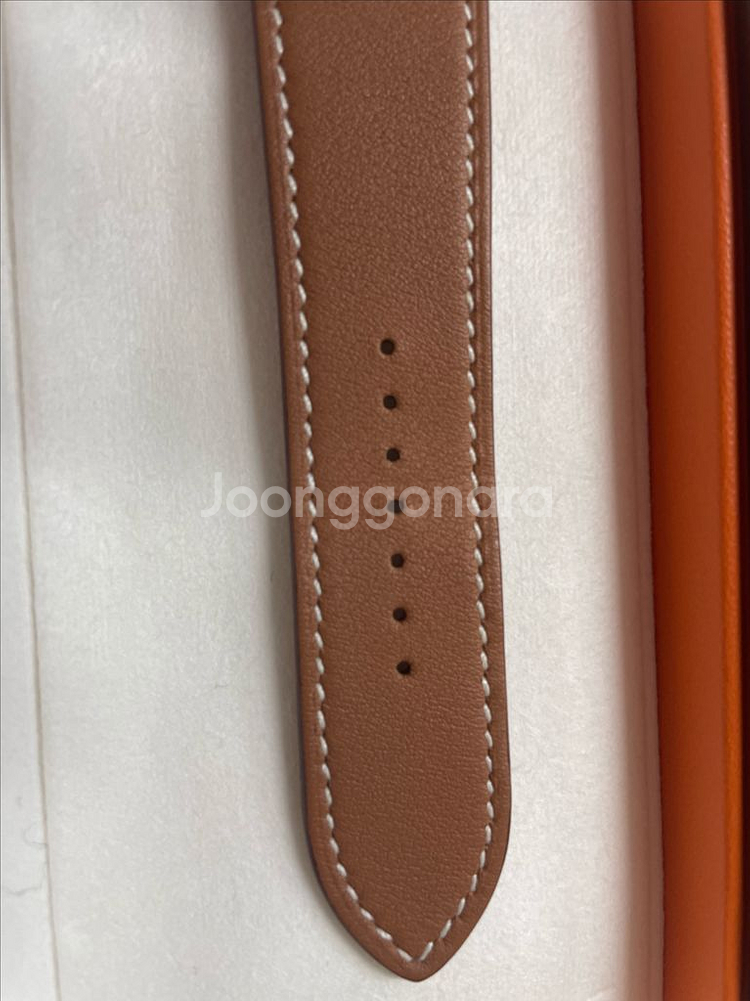 애플워치 에르메스 골드싱글투어 46mm SSS급--2