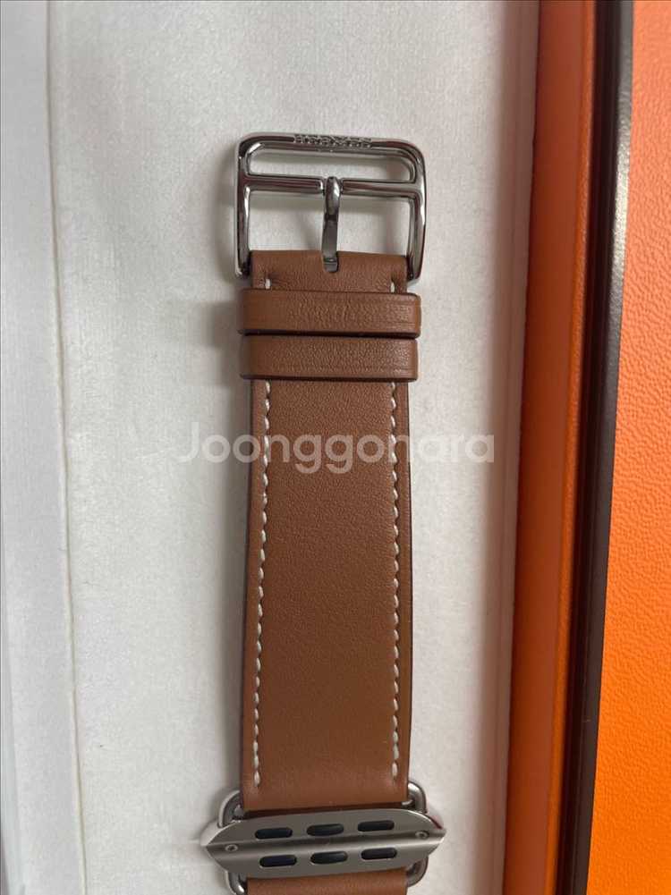 애플워치 에르메스 골드싱글투어 46mm SSS급--1