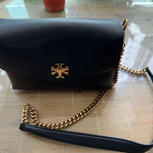 토리버치 블랙 가죽 체인백
