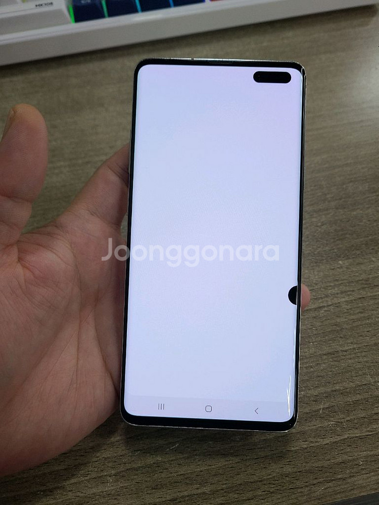 갤럭시 S10 5G 256G 자급제 무잔상 중고폰 공기--4