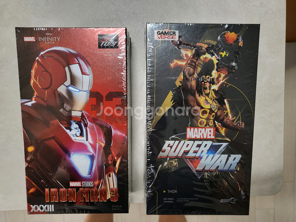 ZD Toys 토르, 아이언맨 피규어 새상품--0