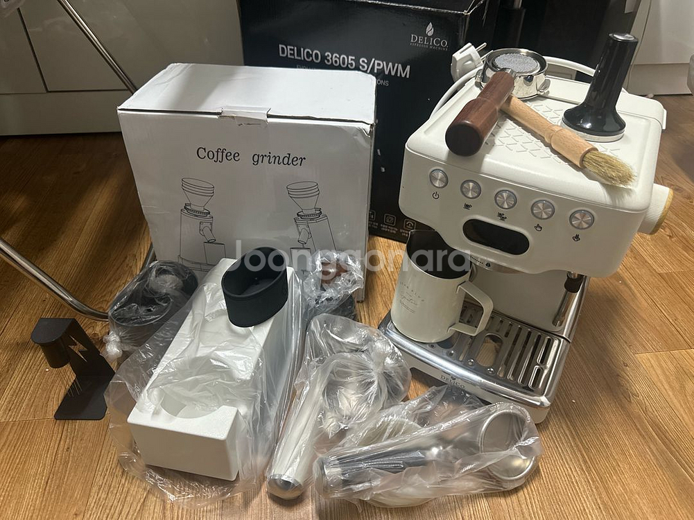 커피머신 딜리코 crm3605s + itop40그라인더--0