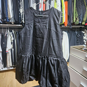 블랙 민소매 원피스 사이즈66