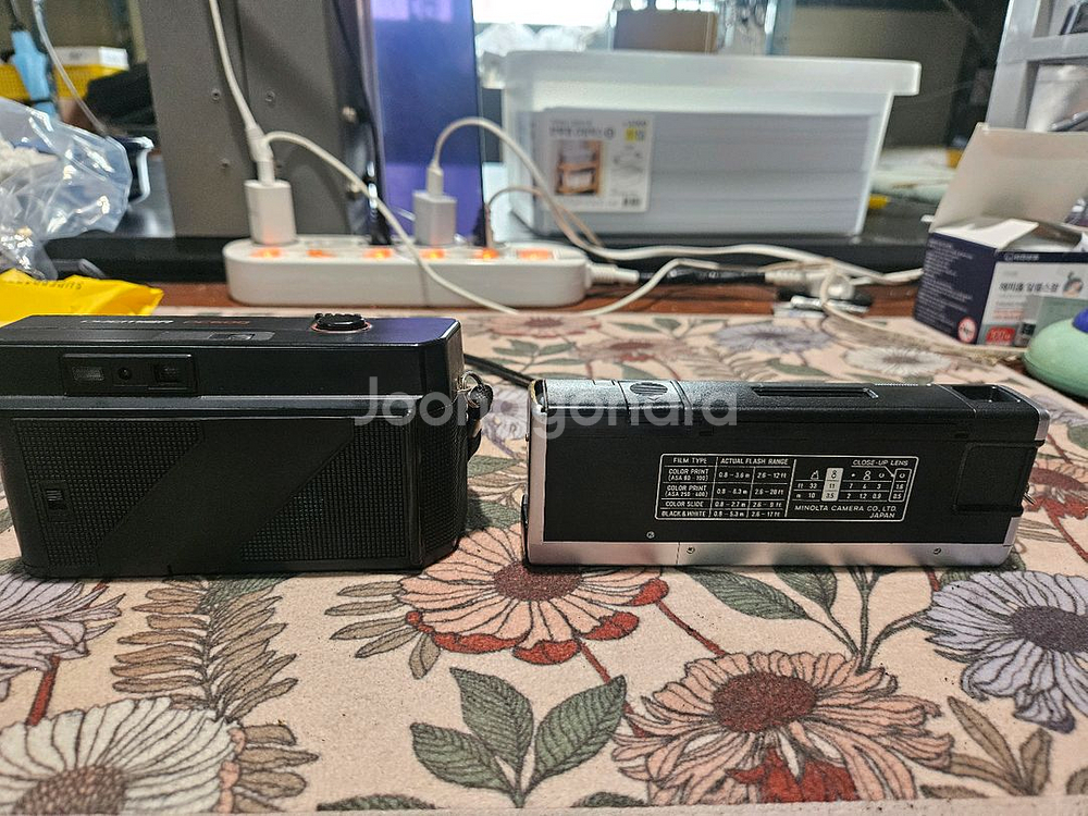 옛날 수동 필름카메라 2대--3