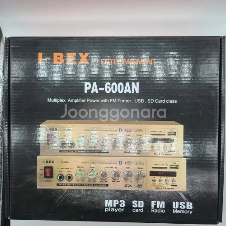 새제품)I-BEX PA-600AN 블루투스 소형 앰프--3