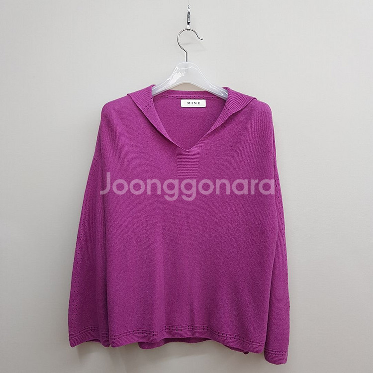 한섬 마인 세일러 니트랑 슬리브리스 롱원피스 F90--1