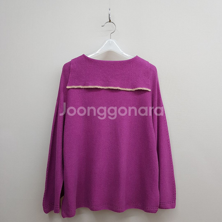 한섬 마인 세일러 니트랑 슬리브리스 롱원피스 F90--5