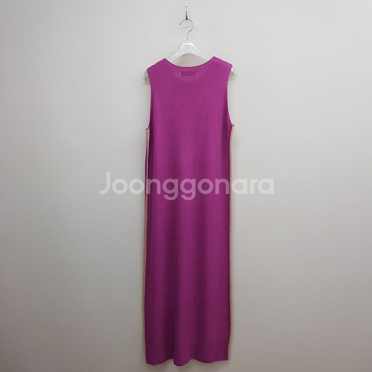 한섬 마인 세일러 니트랑 슬리브리스 롱원피스 F90--6