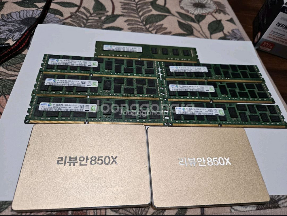 데스크탑 부품(ram.ssd)--1