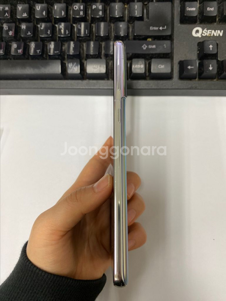 갤럭시S21플러스 실버 외관깨끗 256G 잔상폰 게임폰--7