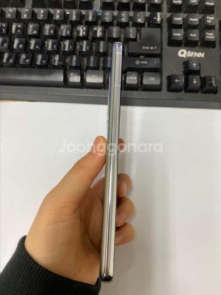 갤럭시S21플러스 실버 외관깨끗 256G 잔상폰 게임폰--6