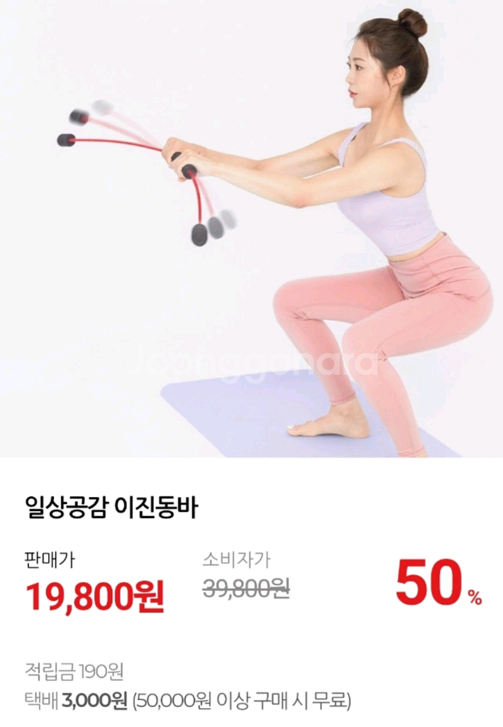 일상공감 이진동바 홈트 운동기구--1