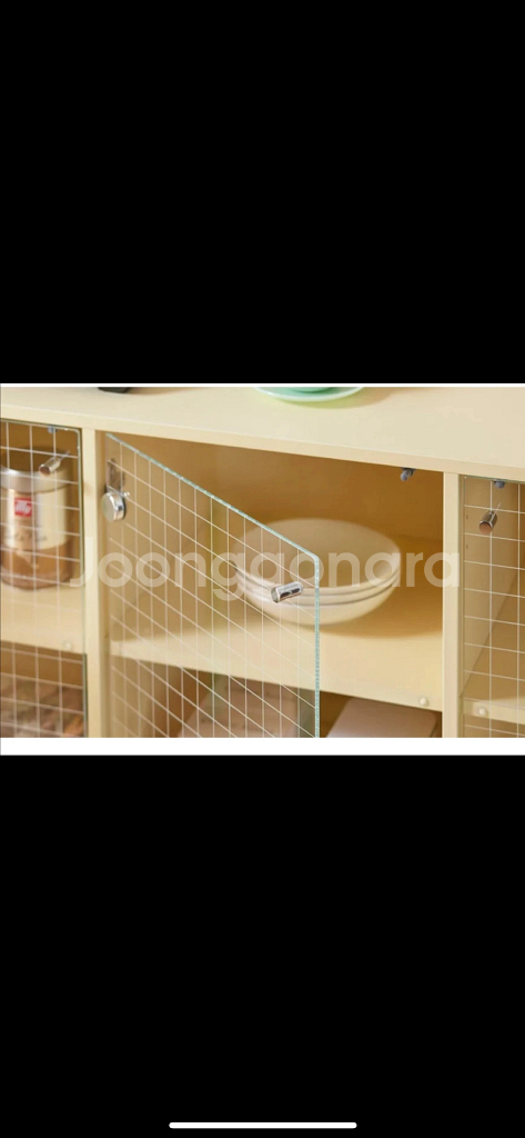 한샘 아카이브 거실장 유리수납장 120cm 판매합니다.--2