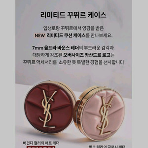 입생로랑 뚜쉬 에끌라 글로우 쿠션 BR10과 브러쉬