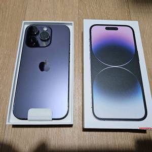아이폰14프로 딥퍼플 128GB 미사용(단순개봉)
