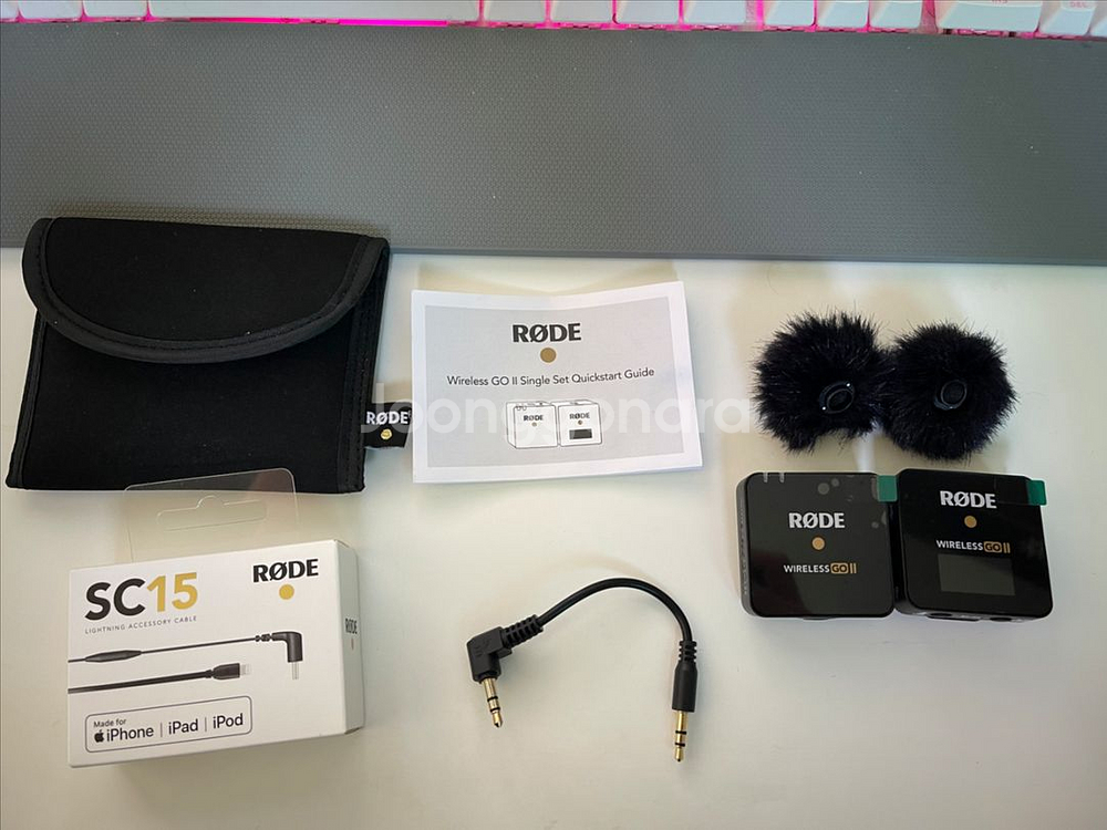 Rode wireless go 2 single+케이블--0