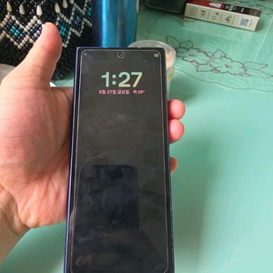 갤럭시폴드6 512GB 블루 자급제 풀박스