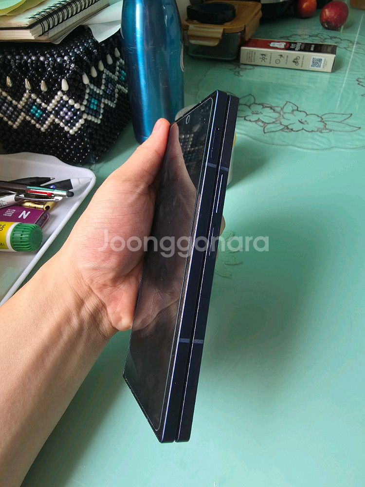 갤럭시폴드6 512GB 블루 자급제 풀박스--3