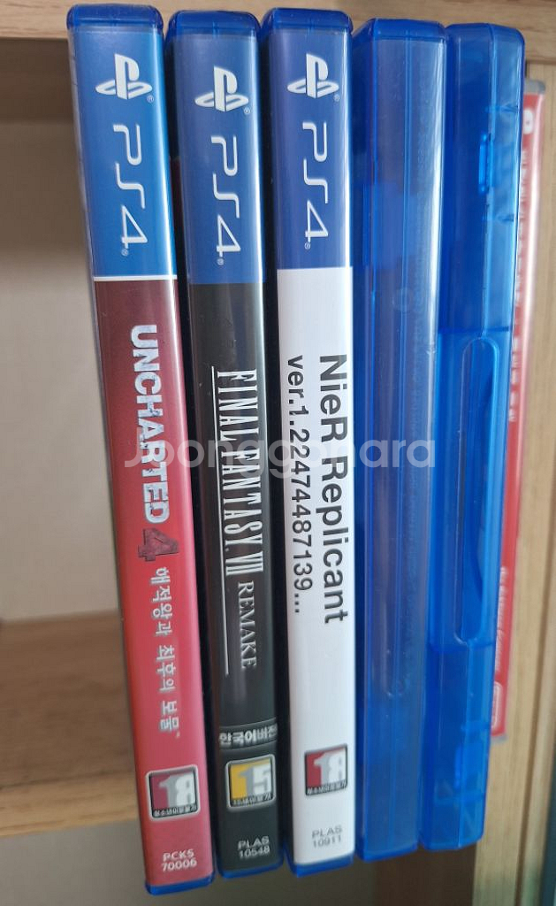 PS4 게임팩(니어레플,파판7리메,언차티드4,호제던)--0