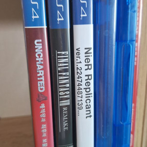 PS4 게임팩(니어레플,파판7리메,언차티드4,호제던)