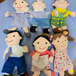 보들이 가족구성 인형극 손인형 팔아요