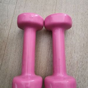 핑크 아령 덤벨 1키로 택포