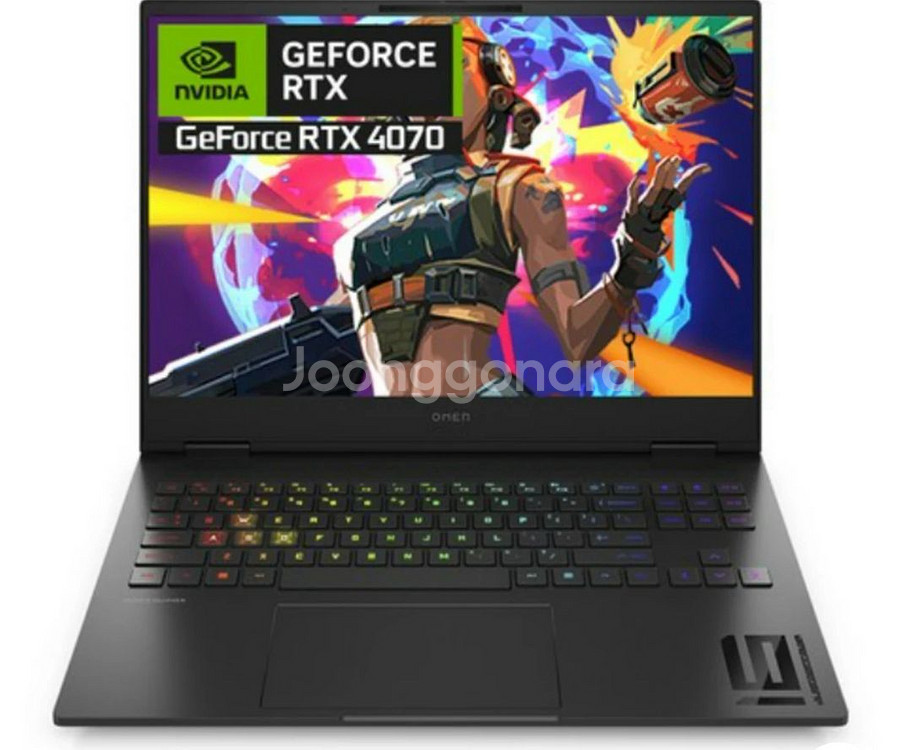 (쿠팡케어 o)HP OMEN 16 RTX4070 노트북--0