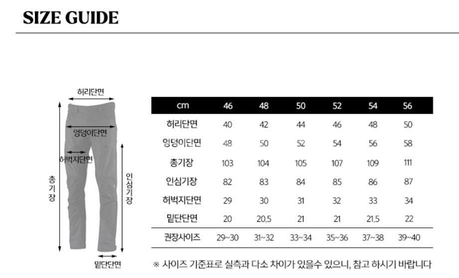 룬닥스 마케 프로 팬츠 48사이즈--4