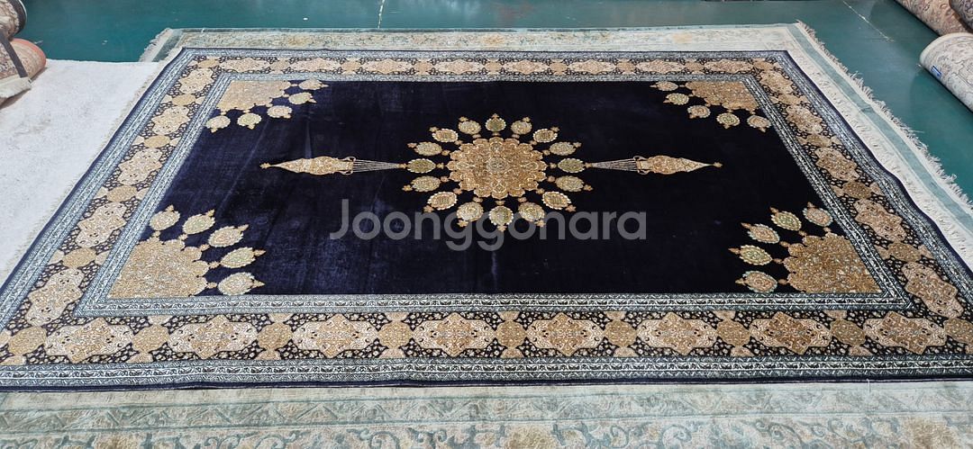 인도 핸드메이드 대형 실크 카페트 - IN191 ---3