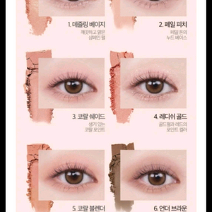 투쿨포스쿨 블렌딩 아이즈 코랄브라운(섀도우팔레트)