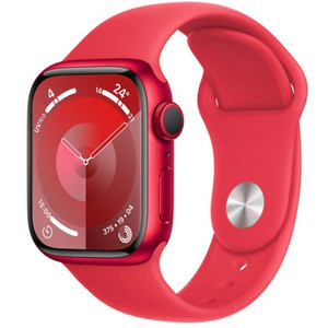 애플워치 9 GPS 41mm 레드 밴드 S/M 미개봉