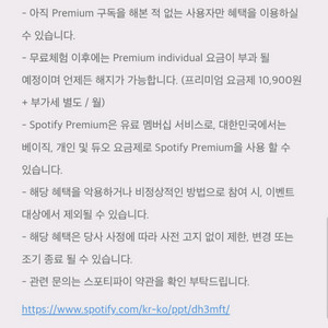 스포티파이3개월 이용권