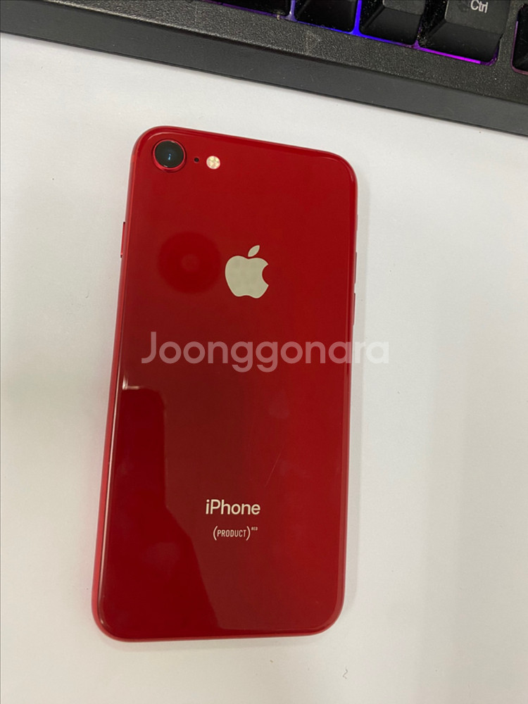 아이폰8 레드 특SSS급 64GB 버전14.3--0