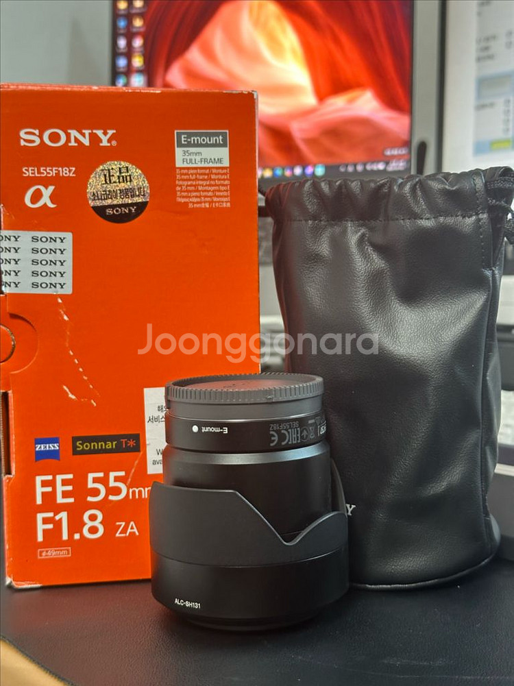 소니 55.8 55mm f1.8 zeiss 풀프레임렌즈--0
