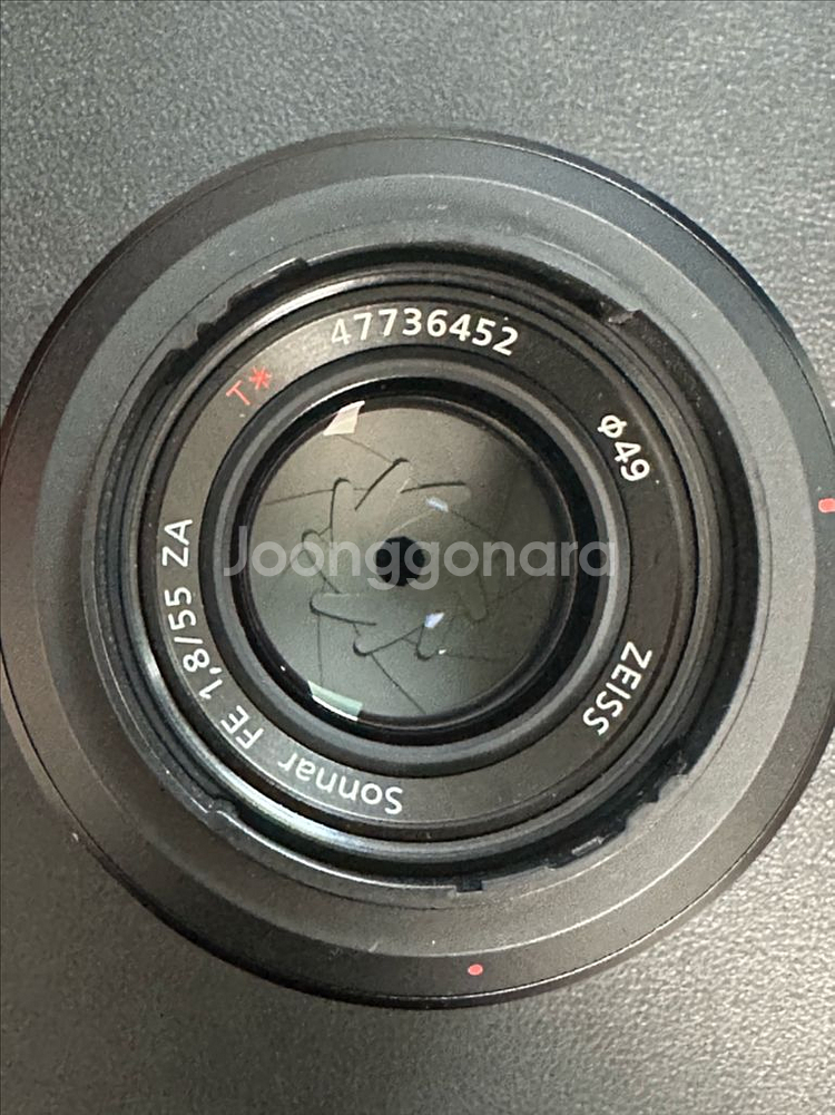 소니 55.8 55mm f1.8 zeiss 풀프레임렌즈--1