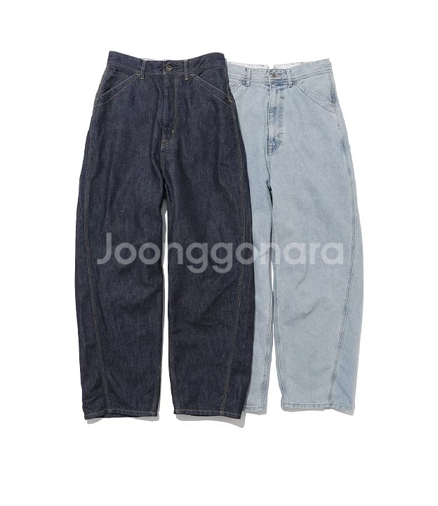 (새상품) 니코앤드 벌룬 생지 데님 팬츠--0